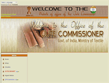 Tablet Screenshot of jutecomm.gov.in